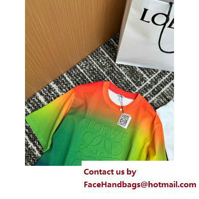 Loewe Multicolor Rainbow Anagram T-shirt in cotton 2023