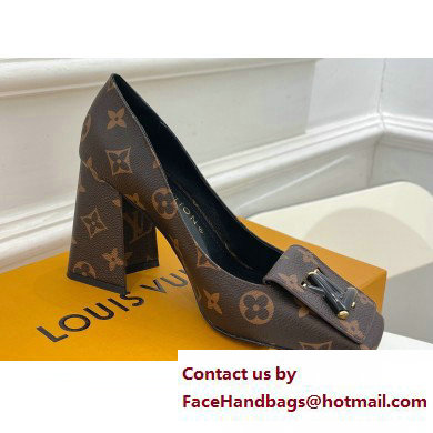 Louis Vuitton Heel 8.5cm Shake Pumps in Monogram Canvas 2023