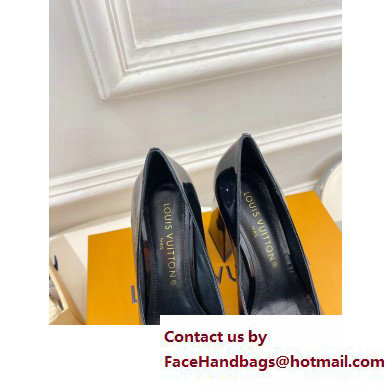 Louis Vuitton Heel 8.5cm Shake Pumps in Patent calf leather Black 2023