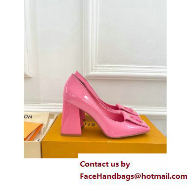 Louis Vuitton Heel 8.5cm Shake Pumps in Patent calf leather Pink 2023