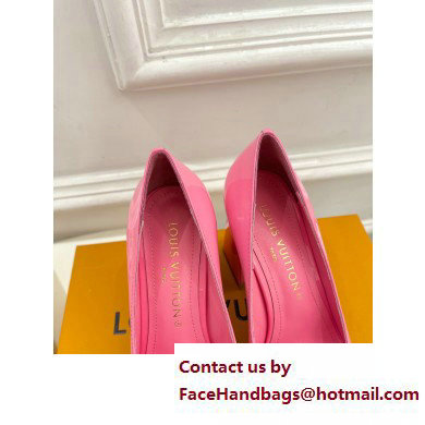 Louis Vuitton Heel 8.5cm Shake Pumps in Patent calf leather Pink 2023