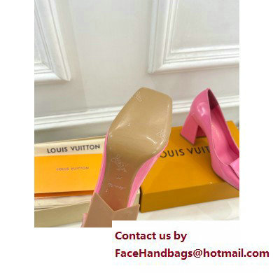 Louis Vuitton Heel 8.5cm Shake Pumps in Patent calf leather Pink 2023