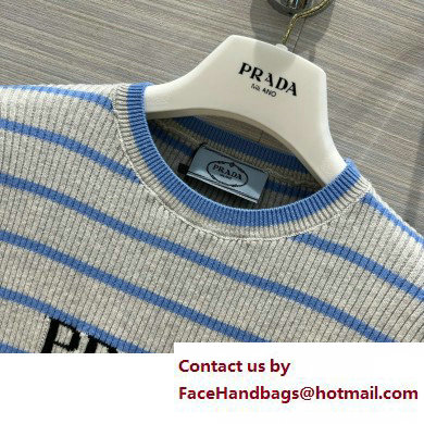 PRADA Superfine wool crew-neck sweater 2023