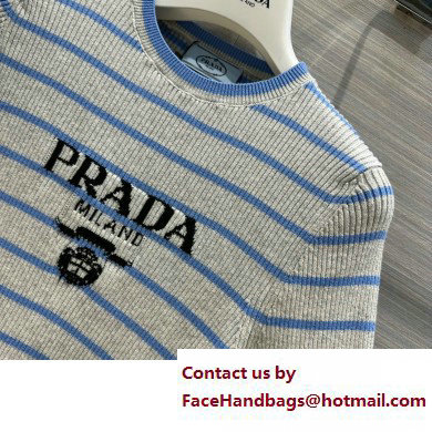 PRADA Superfine wool crew-neck sweater 2023