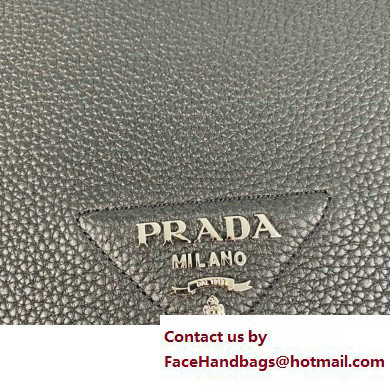 Prada leather shoulder Bag 1BD293 Black 2023