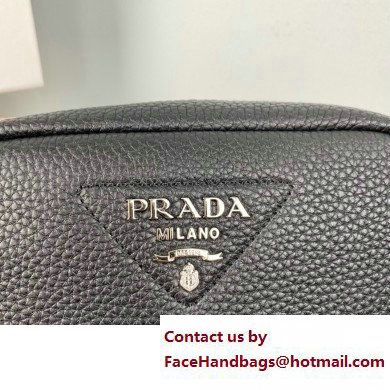 Prada leather shoulder Bag 1BH182 Black 2023