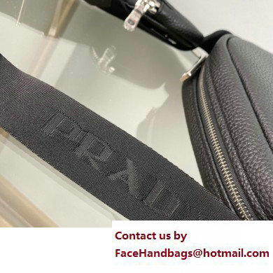 Prada leather shoulder Bag 1BH182 Black 2023