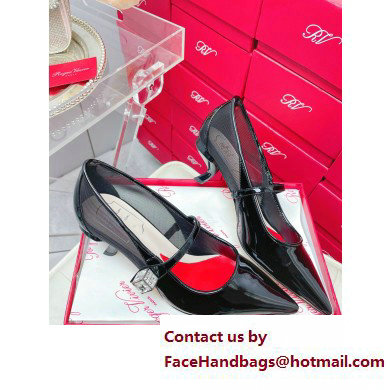 Roger Vivier Virgule Babies Pumps in Patent Leather black 2023