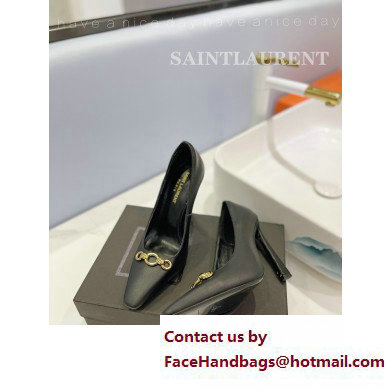 Saint Laurent Heel 10.5cm Severine Pumps Black