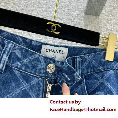 chanel camellias denim jeans 2023