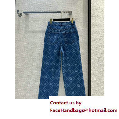 chanel camellias denim jeans 2023