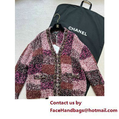 chanel multicolor wool cardigan 2023