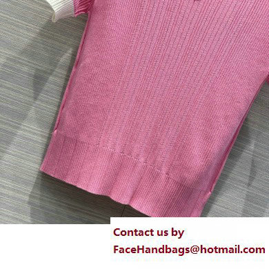 chanel pink knitwear T-shirt 2023