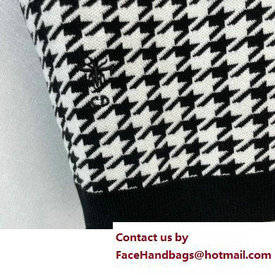 dior houndstooth knitted vest 2023