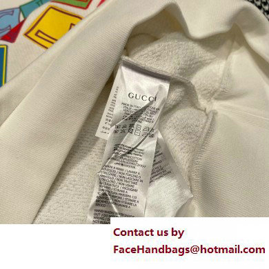 gucci Cotton jersey sweatshirt ivory 726466 2023