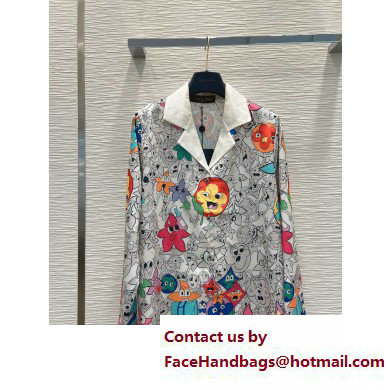 louis vuitton graffiti multicolor pajama 2023