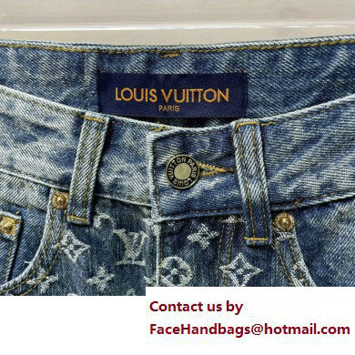 louis vuitton monogram denim jeans 2023