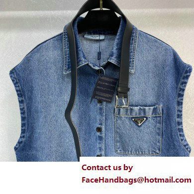 prada Denim shirt blue 2023