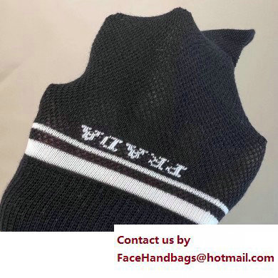 prada logo printed sock 2023