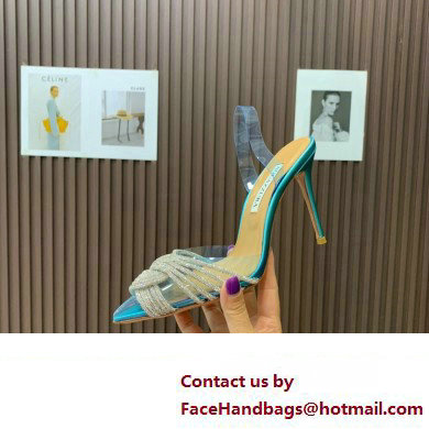 Aquazzura Heel 10.5cm Gatsby Sling PVC Slingback 04 2023 - Click Image to Close