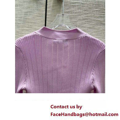 BALMAIN pink CARDIGAN 2023