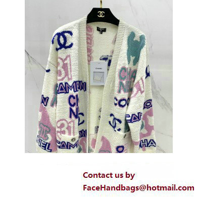 CHANEL COCO PRINTED CARDIGAN 2023