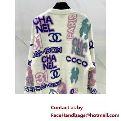 CHANEL COCO PRINTED CARDIGAN 2023