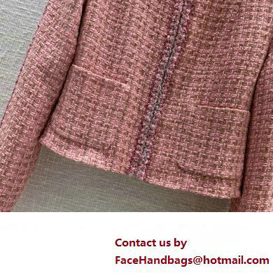 CHANEL PINK tweed jacket 2023