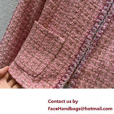 CHANEL PINK tweed jacket 2023