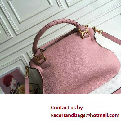 Chloe Marcie double carry bag Pink