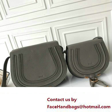 Chloe Marcie small/Medium saddle bag Gray