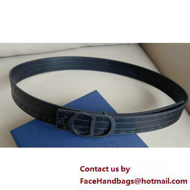 Dior Width 3.4cm CD Icon Reversible Belt 04 2023