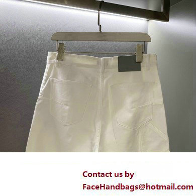 Dior men's White Cotton-Blend Twill CD Diamond SHORTS 2023