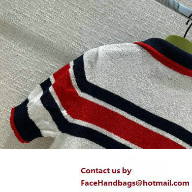 GUCCI Cotton striped polo top 743308 2023