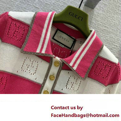 GUCCI Striped GG cotton sweater 739717 2023