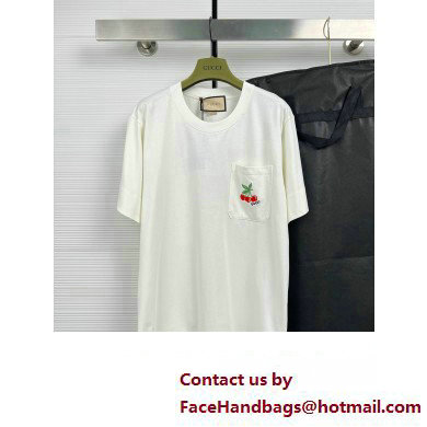 Gucci Cotton jersey T-shirt with embroidery 2023