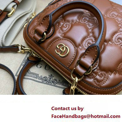 Gucci GG Matelasse handbag 727793 Brown 2023