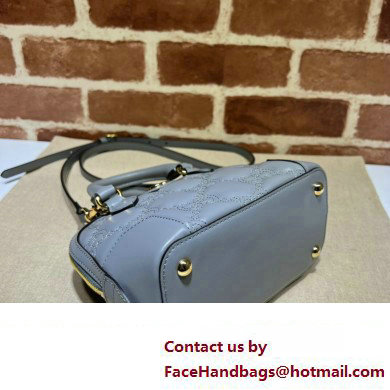 Gucci GG Matelasse handbag 727793 Gray 2023