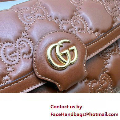 Gucci GG Matelasse small bag 724529 Brown 2023