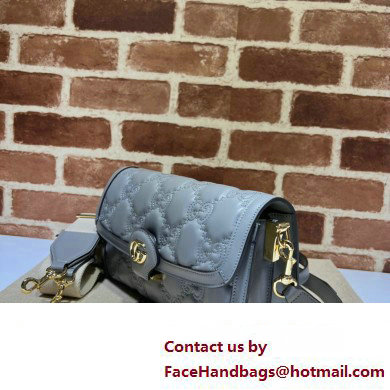 Gucci GG Matelasse small bag 724529 Gray 2023