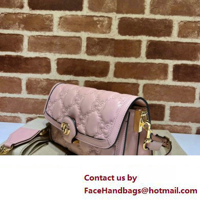 Gucci GG Matelasse small bag 724529 Pink 2023