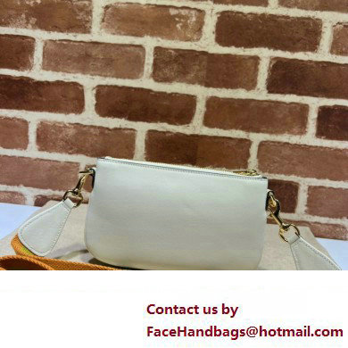 Gucci Leather Blondie mini bag 724599 White 2023