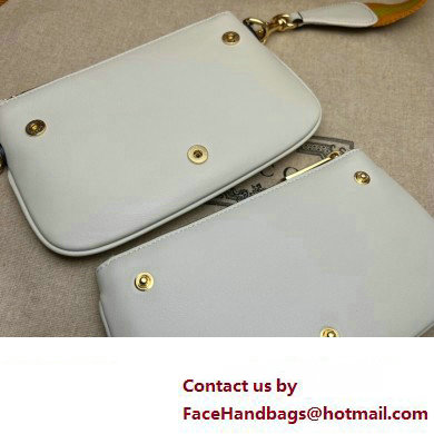 Gucci Leather Blondie mini bag 724599 White 2023