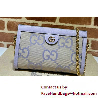 Gucci Ophidia jumbo GG small shoulder bag 503877 Lilac 2023