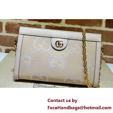 Gucci Ophidia jumbo GG small shoulder bag 503877 Pink 2023