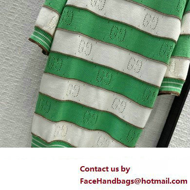 Gucci Striped GG cotton sweater 2023