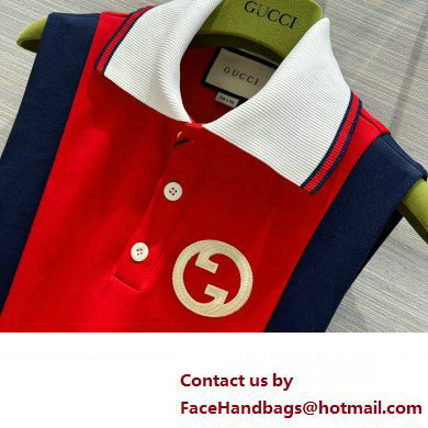 Gucci Technical jersey polo dress 2023