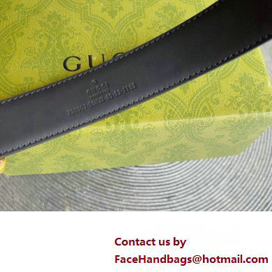 Gucci Width 3cm Caiman belt with crystal Horsebit 01 2023