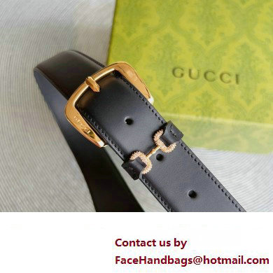 Gucci Width 3cm Caiman belt with crystal Horsebit 03 2023