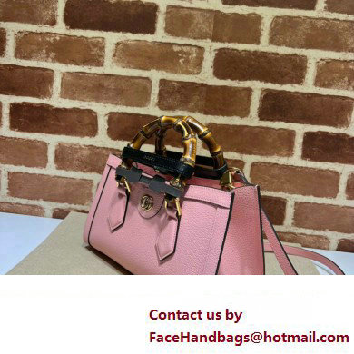 Gucci leather Diana small shoulder bag 735153 Pink 2023